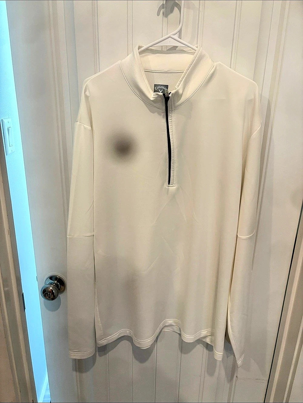 Callaway Weather Series Quarter-Zip Pullover Men's XL White